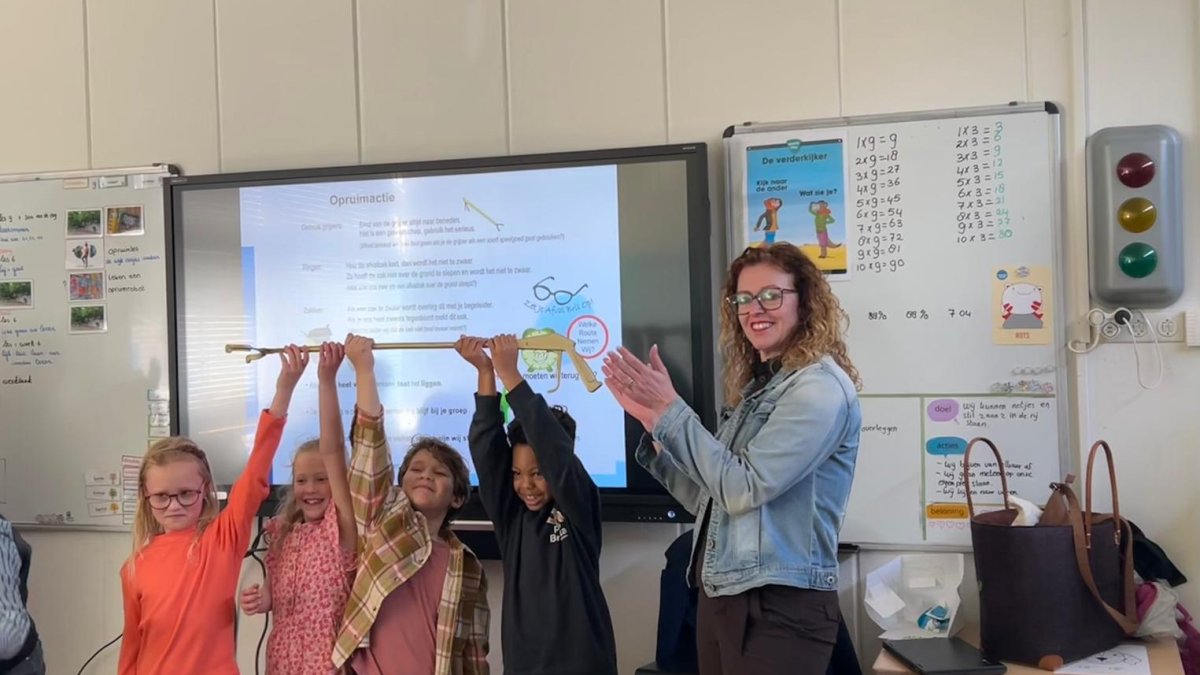 Wethouder Mulder opent de zwerfafval estafette in Maassluis