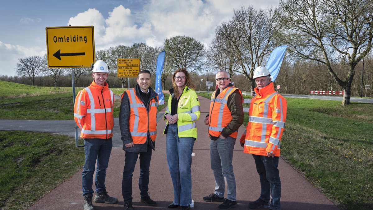 Start aanleg Metropolitane Fietsroute (MFR) in Maassluis