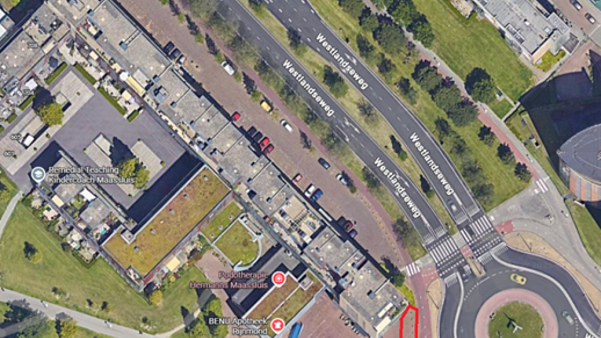 Werk aan het fietspad aan de Schubertlaan