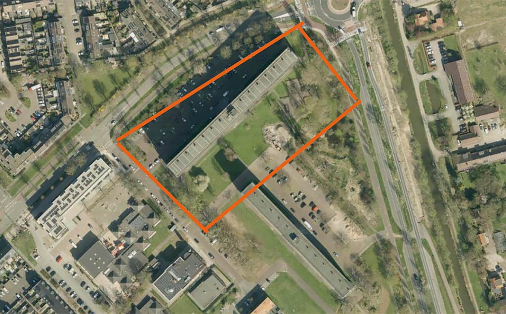 Kaart tijdelijk cameratoezicht rondom de Burgemeester Zaneveldstraat