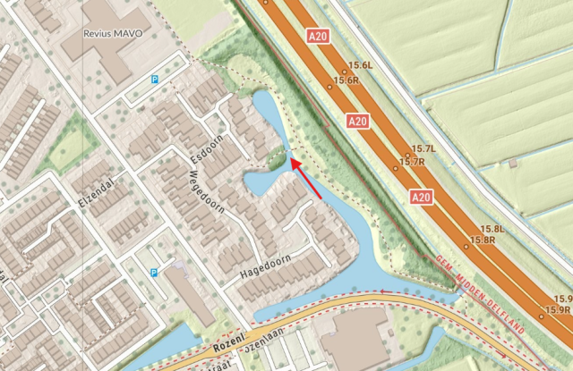 Plattegrond brug Esdoorn