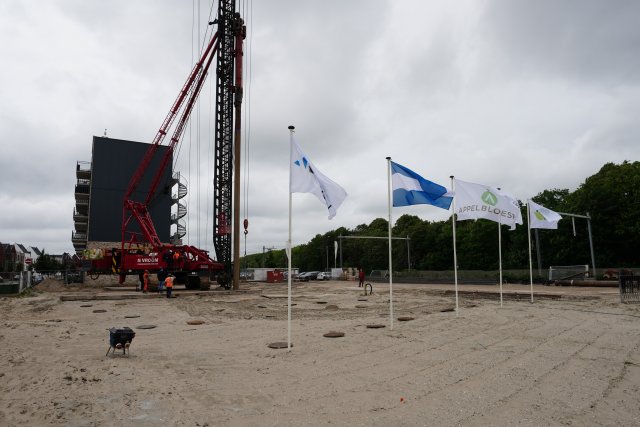 De start van de bouw van het project TaanTorens in Maassluis