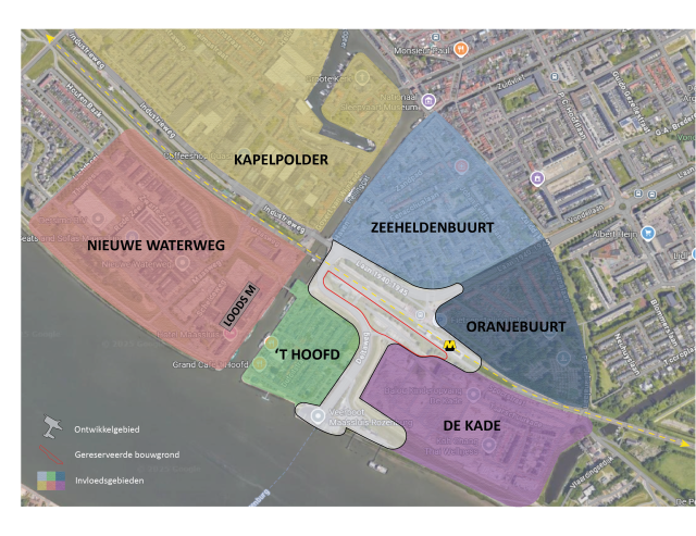 Kaart gebiedsvisie Maassluis Station Centrum en omgeving