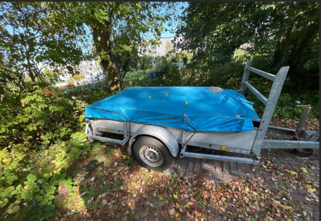 Aanhanger zonder kenteken aangetroffen in Maassluis