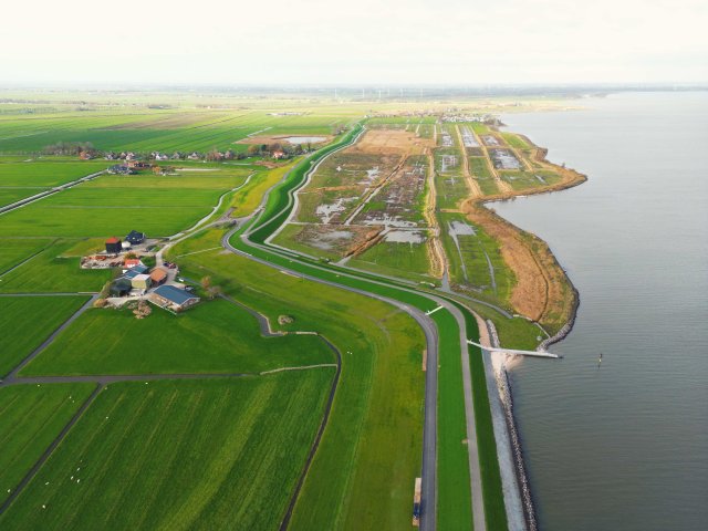 Situatie 2025: - na de dijkversterking