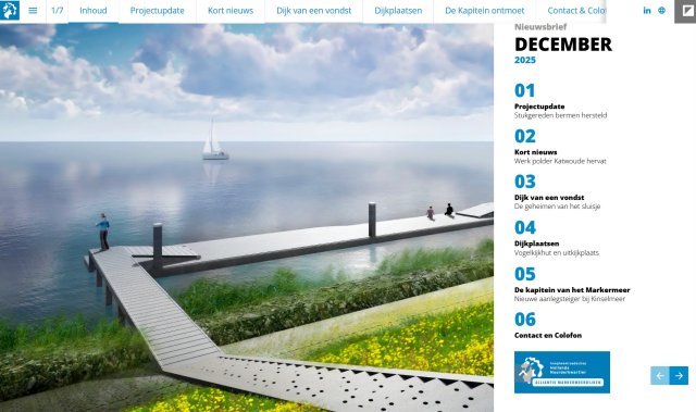 Voorpagina nieuwsbrief