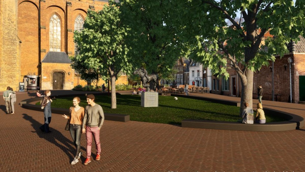 Koorkerkgebied: Meer groen, minder auto’s, extra fietsparkeerplekken