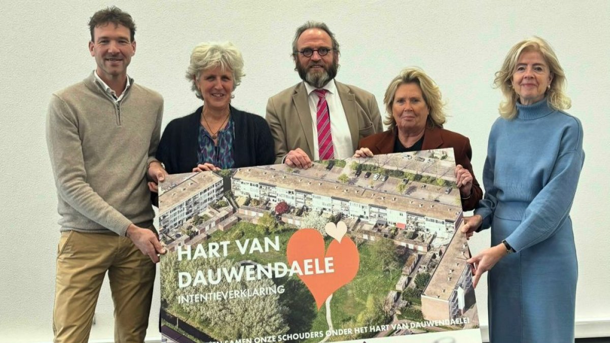 Ondertekening intentieverklaring Hart van Dauwendaele
