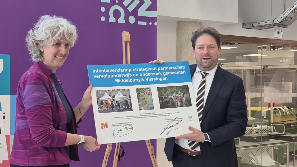 Middelburg en Vlissingen bekrachtigen samenwerking voor sterkere vervolgonderwijs- en onderzoeksregi