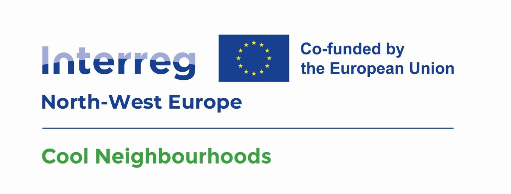 Logo Interreg Noth-West Europe Cool Neighbourhoods Co-funded by the European Union