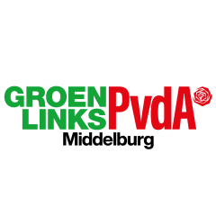 Het logo van GroenLinks PvdA Middelburg