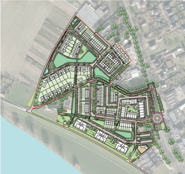 Uitsnede stedenbouwkundig plan, uit: bestemmingsplan, Antea Group