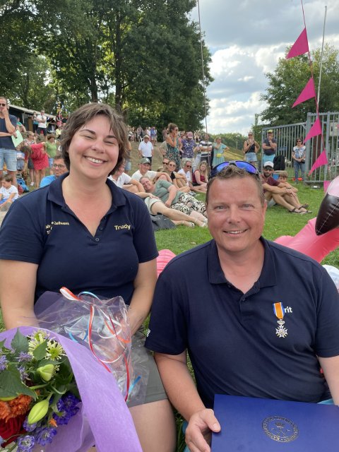 Jurrit Rodenhuis met zijn partner