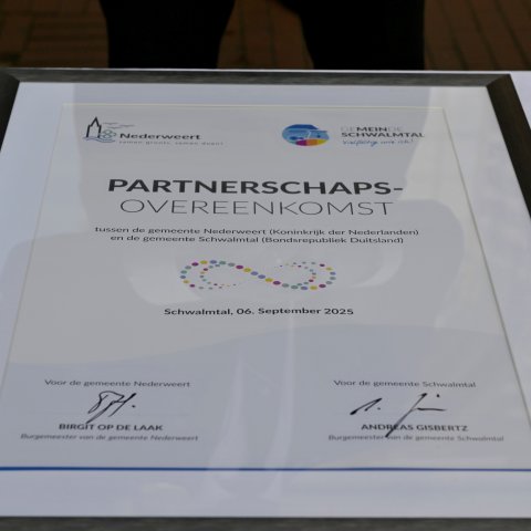 Getekende partnerovereenkomst