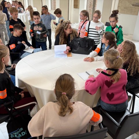 Kinderraad in het Provinciehuis