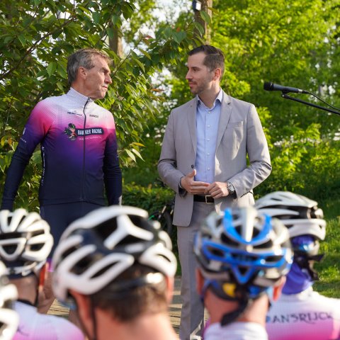 Opening van drie mountainbikeverbindingsroutes
