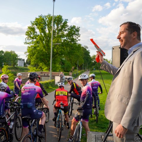 Opening van drie mountainbikeverbindingsroutes