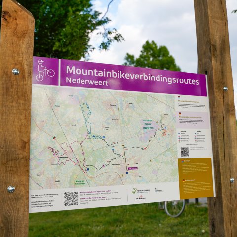 Opening van drie mountainbikeverbindingsroutes