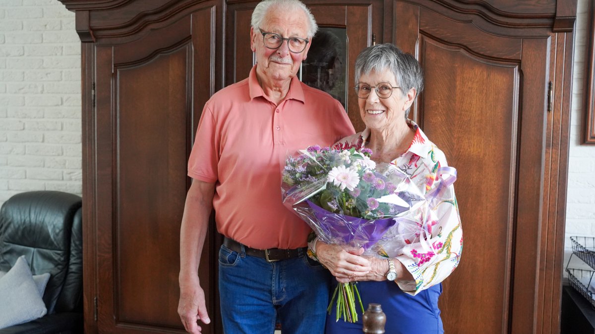Maria en Jo Aerts vieren 60-jarig huwelijk