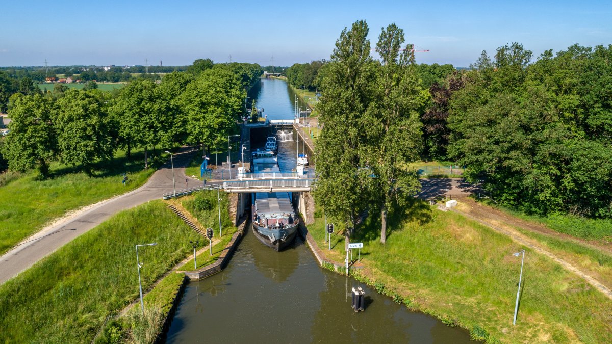 Onderhoudswerkzaamheden bij Sluis 15