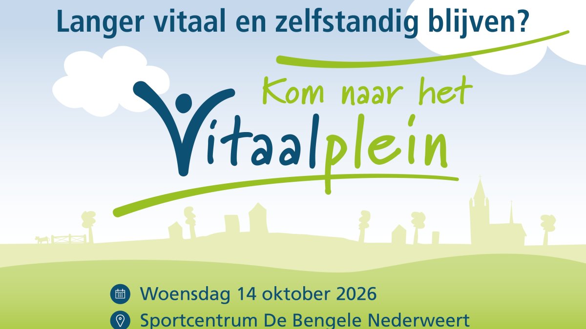 Meld u aan voor het Vitaalplein – 14 oktober