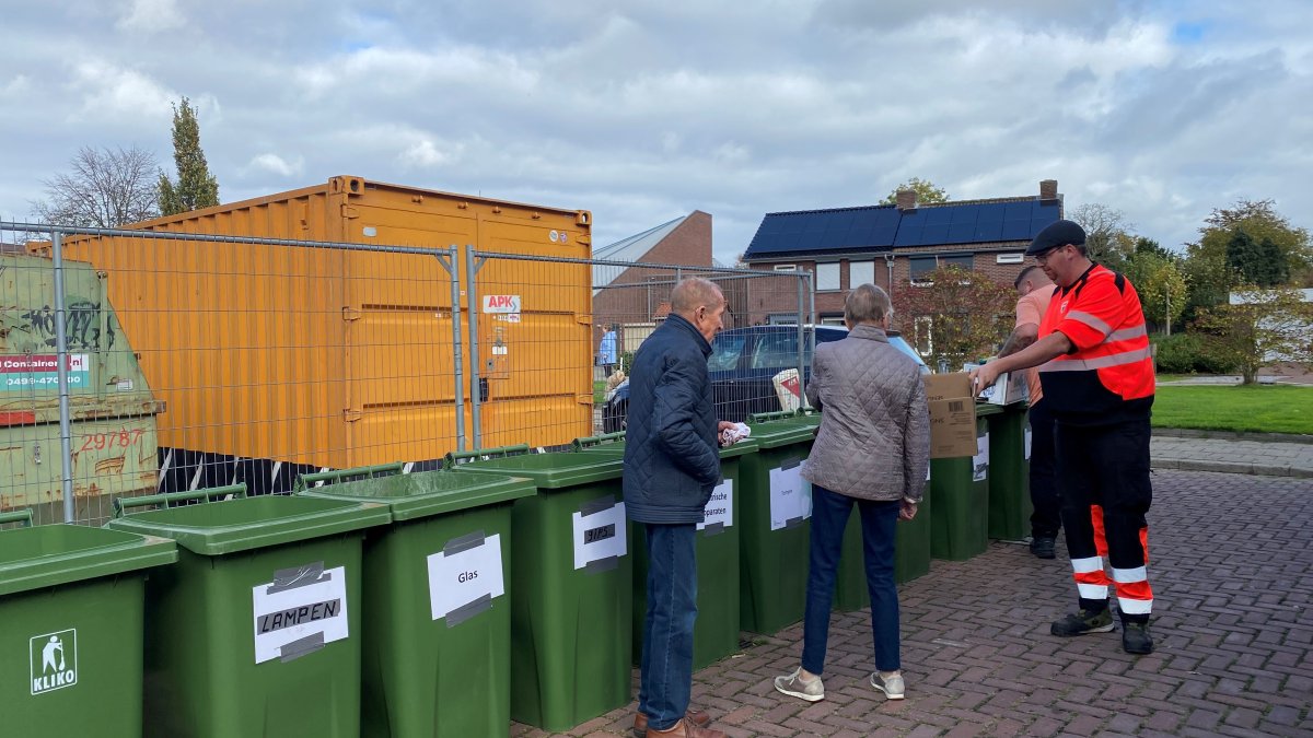 Veel afval naar mobiele inleverpunten gebracht