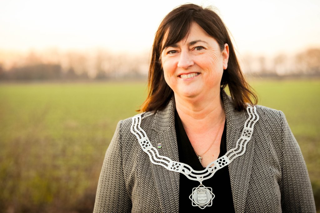 Birgit op de Laak. Burgemeester Nederweert