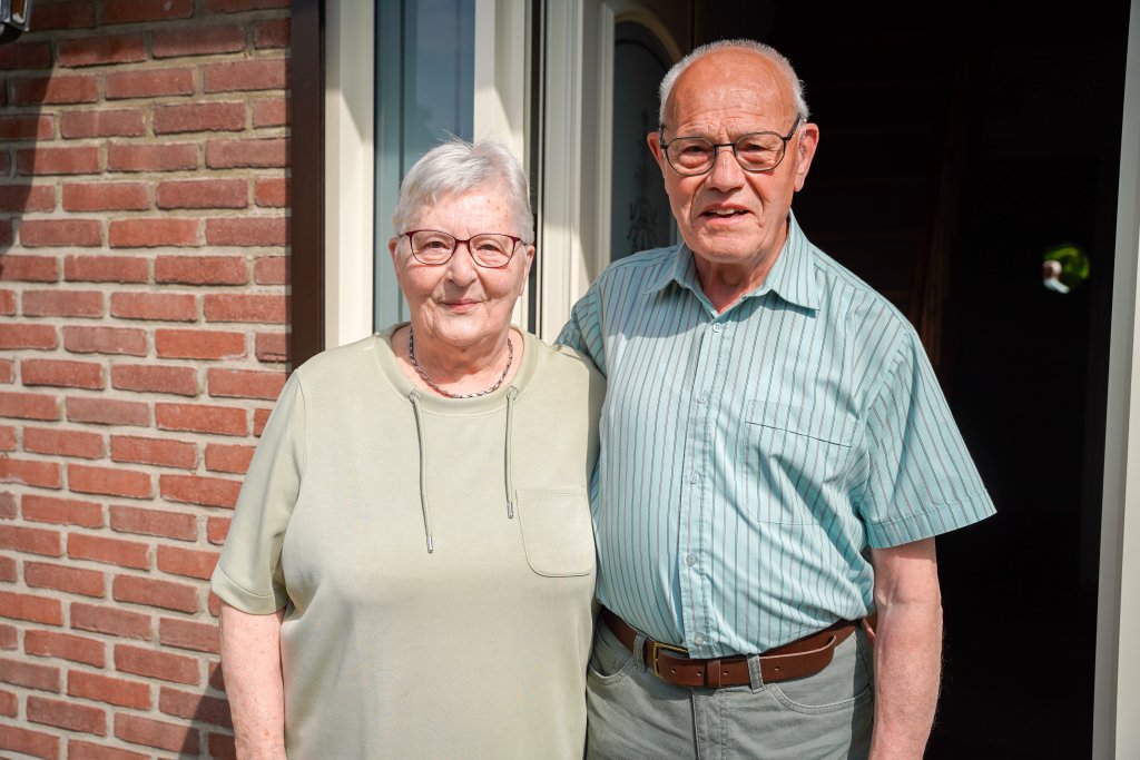 Wilma en Jacques Sieben vieren hun diamanten huwelijk