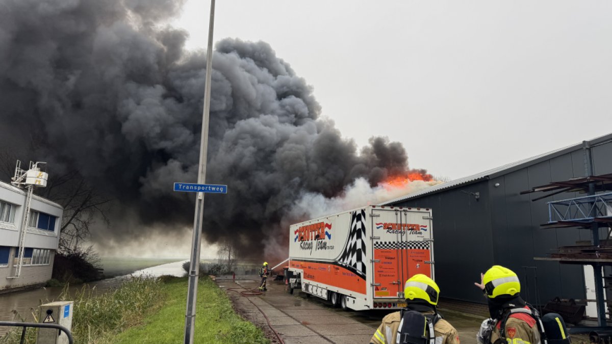 Brand Transportweg Nieuwkoop
