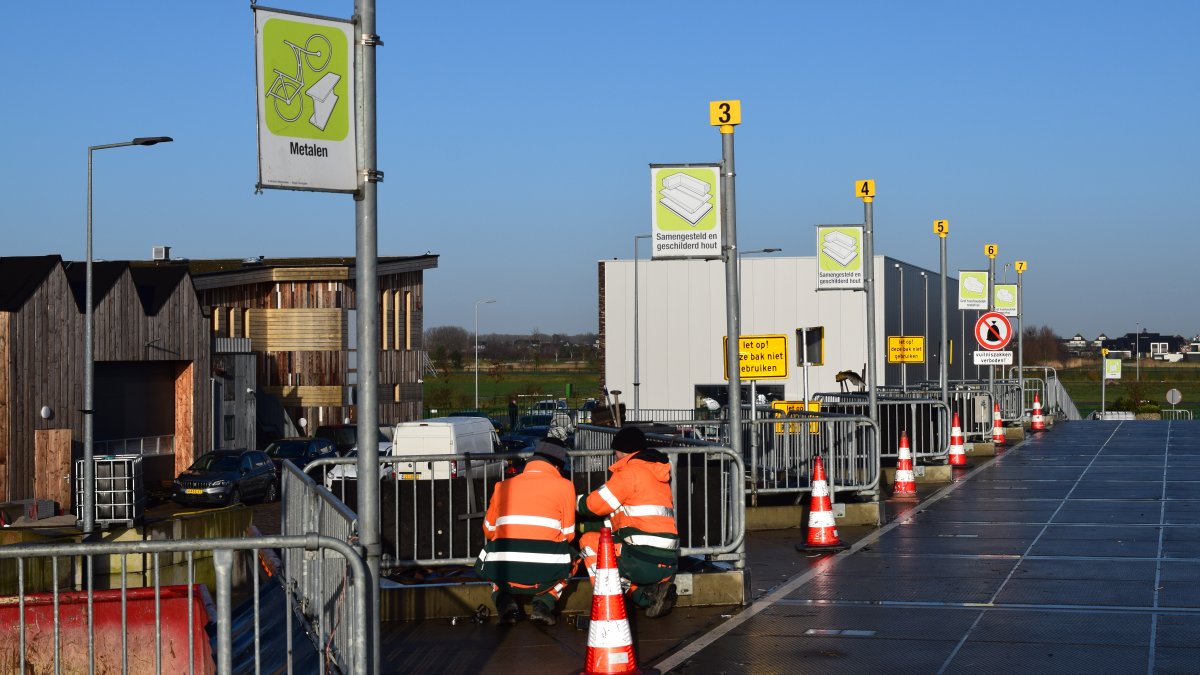 Milieustraat vanmiddag weer open