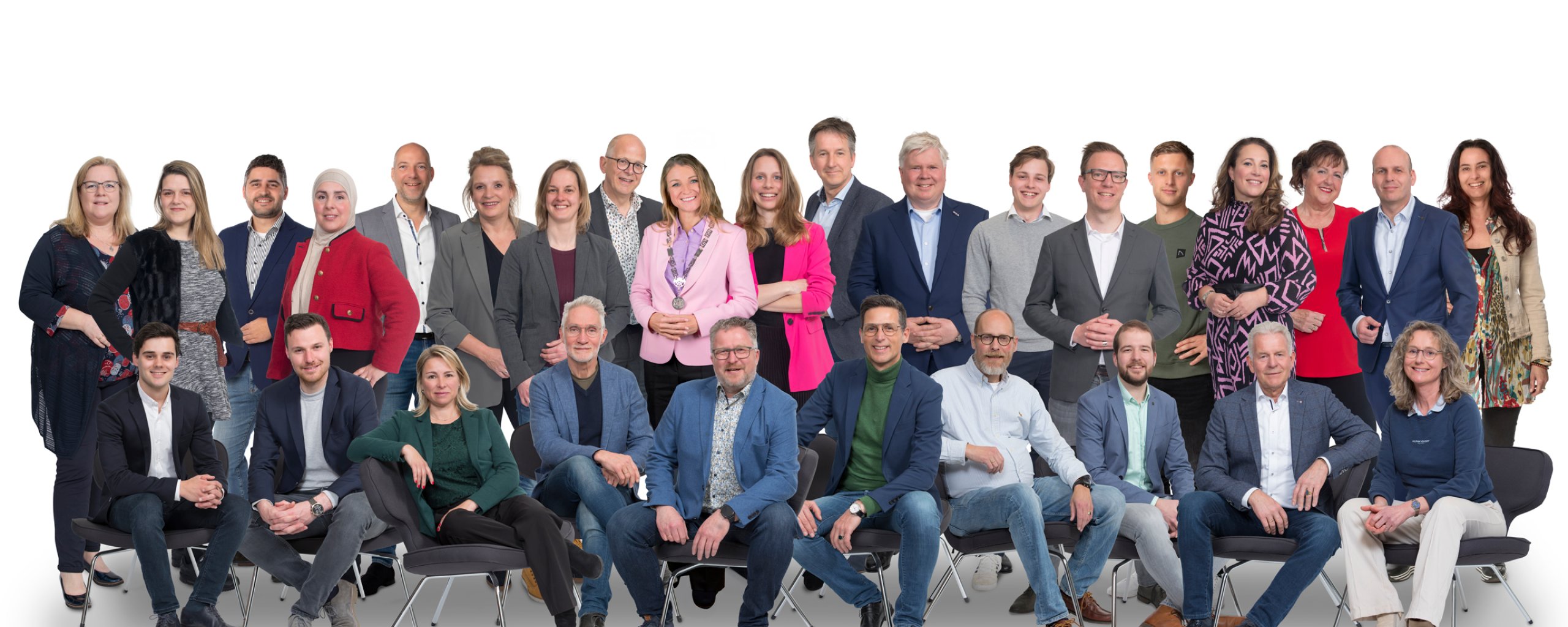 Groepsfoto gemeenteraad mei 2025