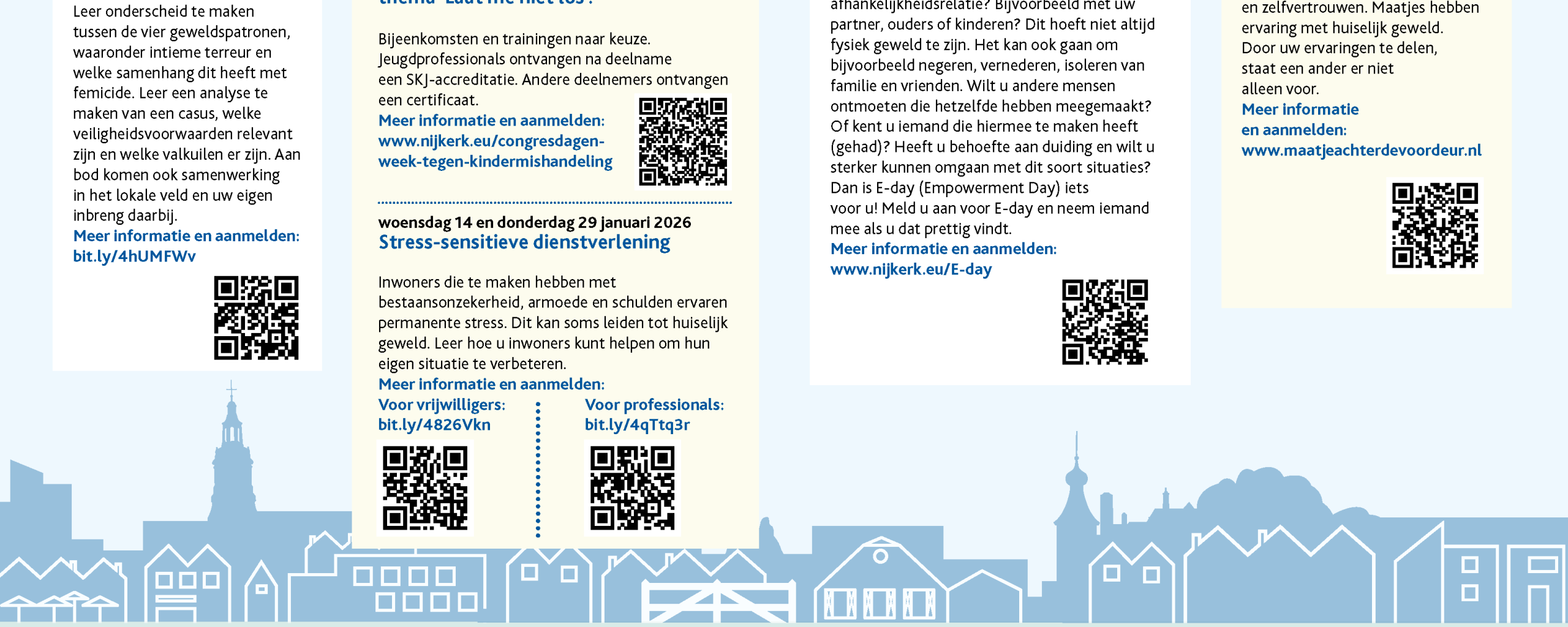 Overzicht activiteiten