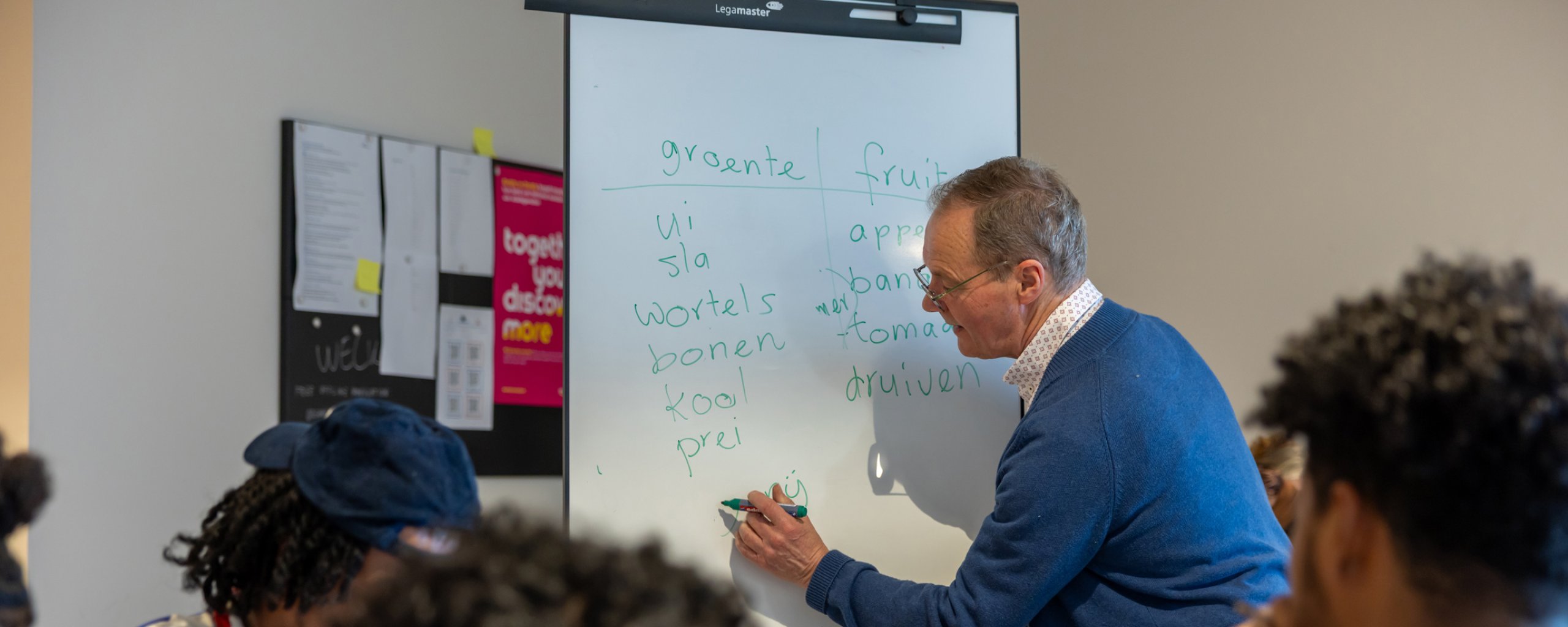 Theo Post in de klas