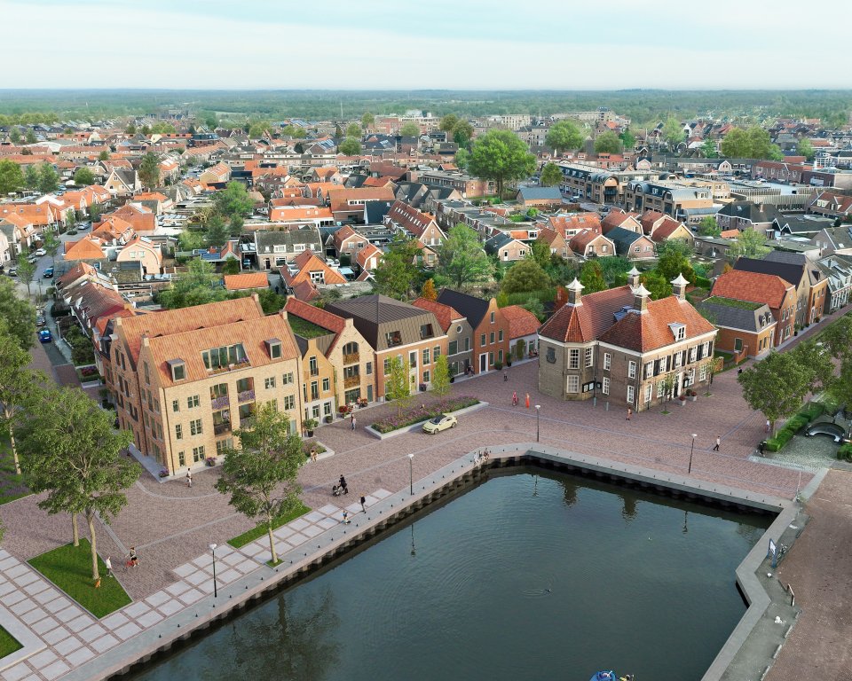 impressie Stadshaven met nieuwbouw