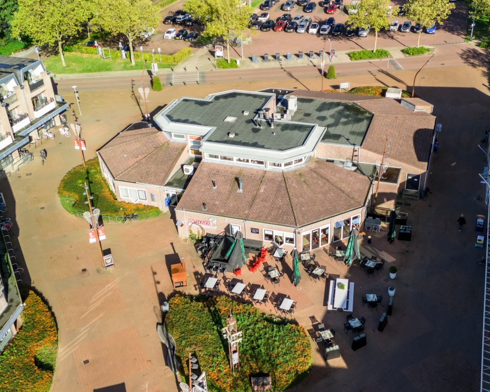 De Stuw vanuit de lucht