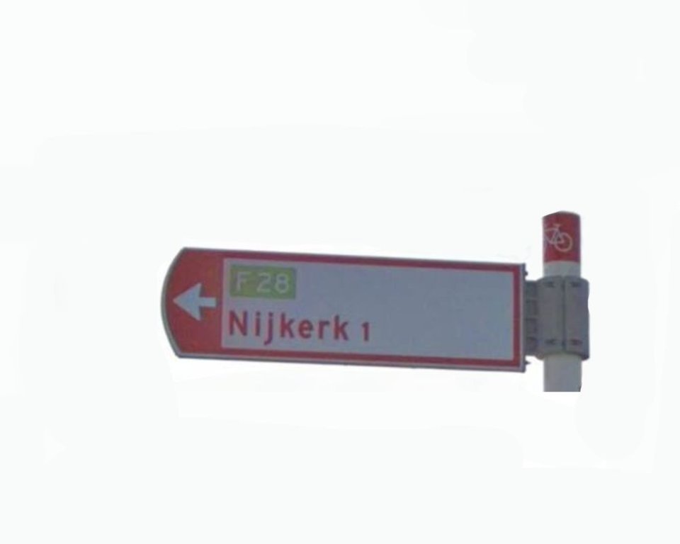 verkeersbord fiets nijkerk