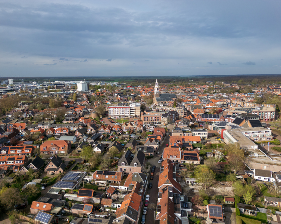 luchtfoto van Nijkerk