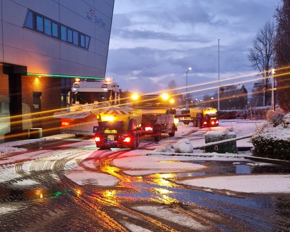 strooiwagens in de gemeente nijkerk