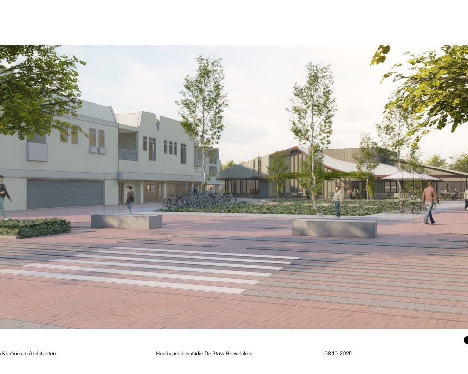 Impressie nieuw dorpshuis