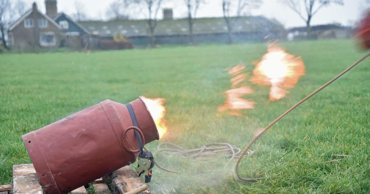 Schieten met carbid Nijkerk