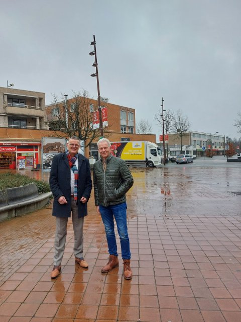 Jan Hofman, commissielid voor het CDA (links) en Bert Veldhuizen (rechts)