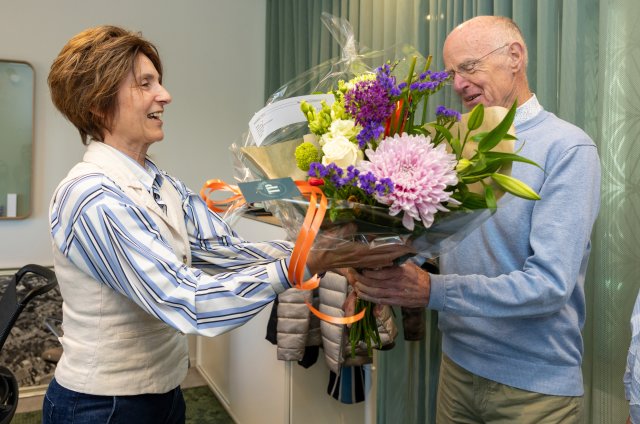 Wim Oudejans en wethouder Rohen