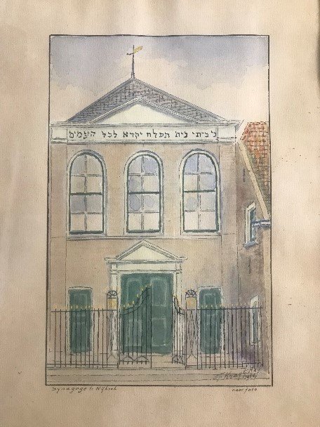 Synagoge Nijkerk door Frans van der Kragt