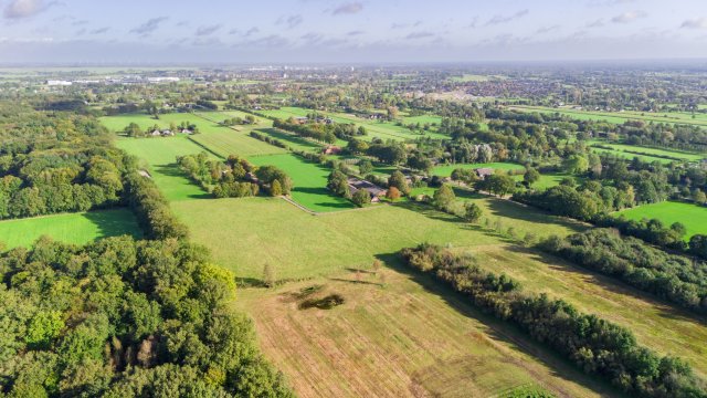 Luchtfoto agrarisch gebied