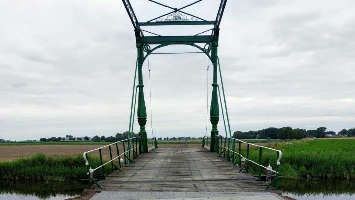 Gerestaureerde brug Zuidemas Klap