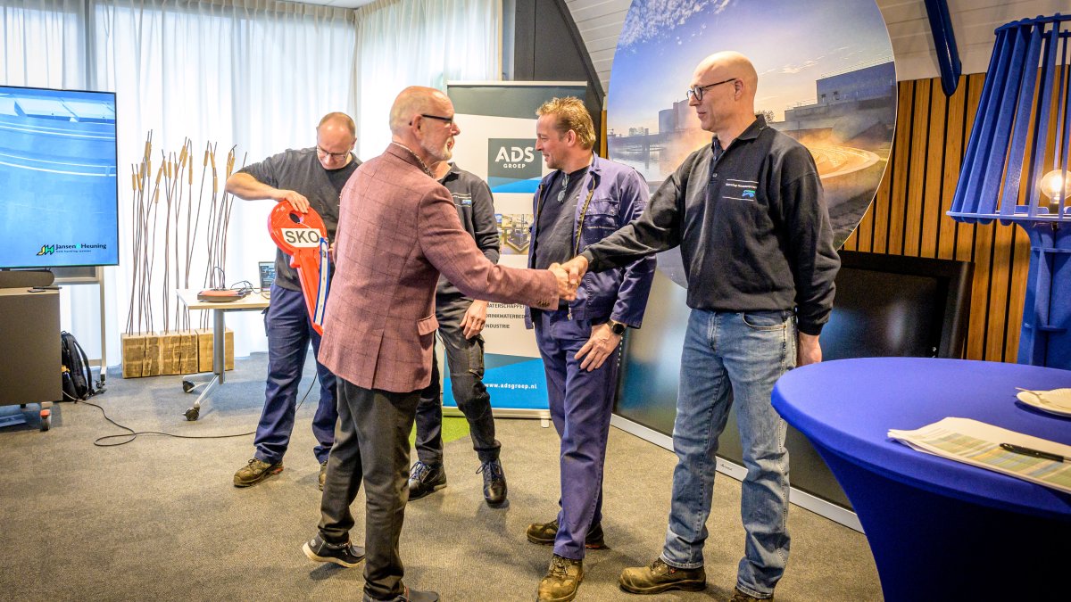 Feestelijke afronding investeringsprojecten slibverwerking op RWZI Garmerwolde