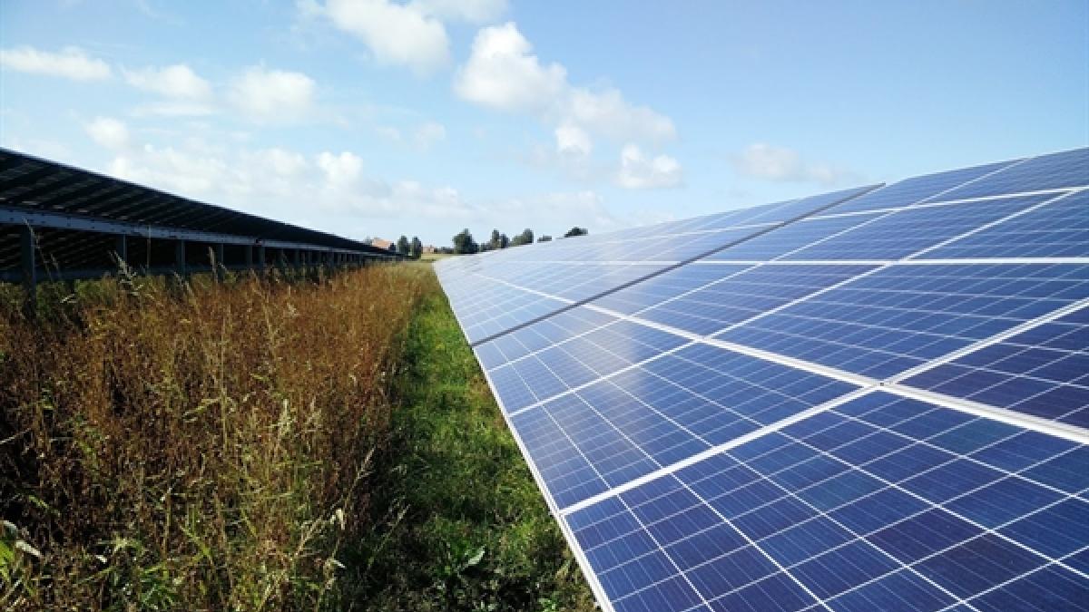 Zonneparken rioolwaterzuiveringsinstallaties
