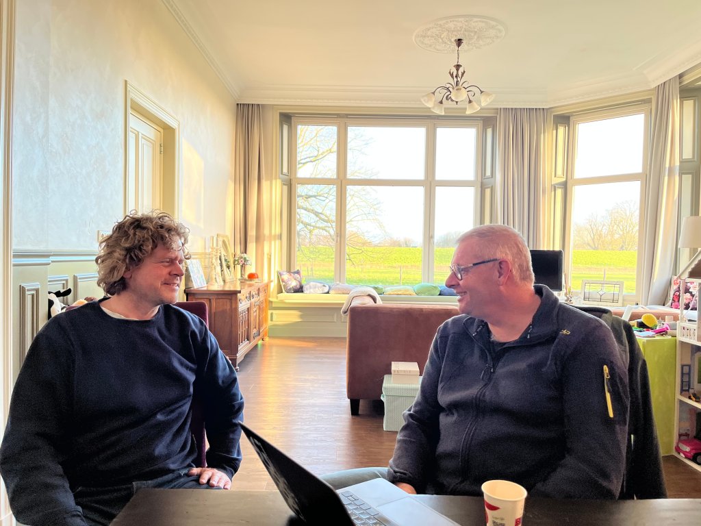 Frank de Schutter in gesprek met Peter Lalkens 