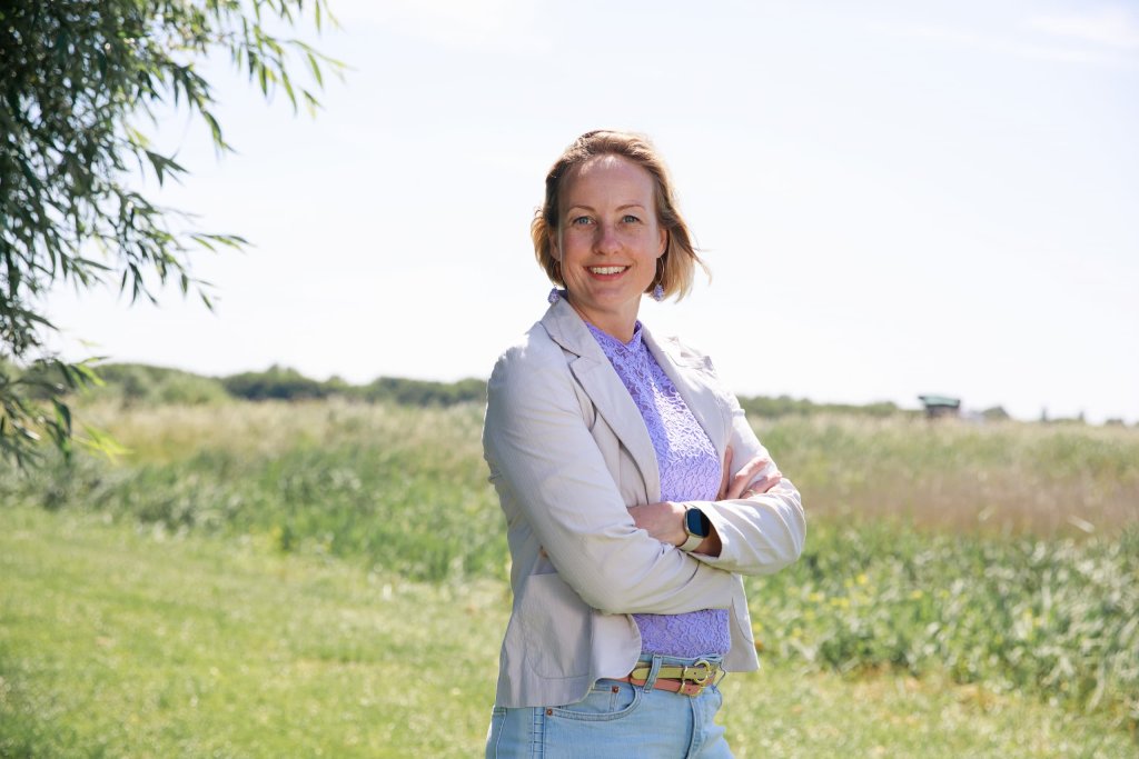 Marion staat in het werkveld