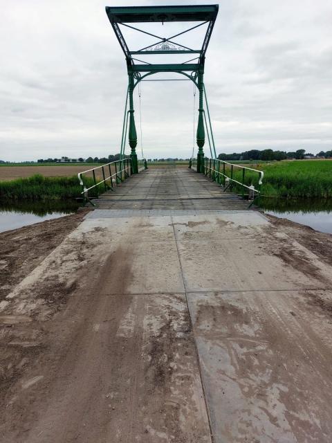 Gerestaureerde brug Zuidemas Klap